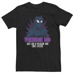 Big & Tall Marvel Father's Day Black Panther Wakandan Dad Comic Pop Tee