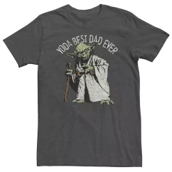 Big & Tall Star Wars "Yoda Best Dad Ever" Tee