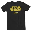 Big & Tall Star Wars Dad Classic Title Logo Tee