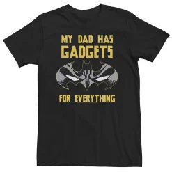 Big & Tall DC Comics Batman My Dad Has Gadgets For Everything Tee