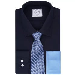 Men's Bespoke Classic-Fit Dress Shirt, Tie & Pocket Square Set