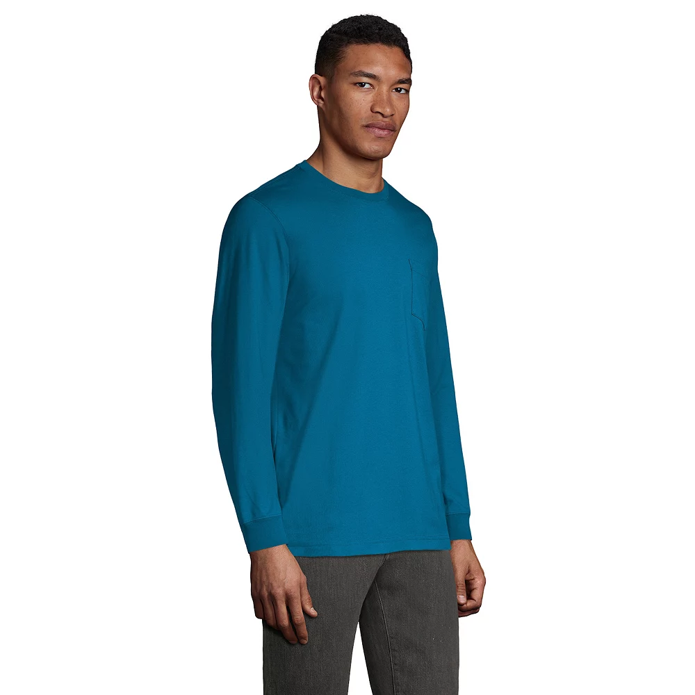 Big & Tall Lands' End Super-T Pocket Tee - Image 7