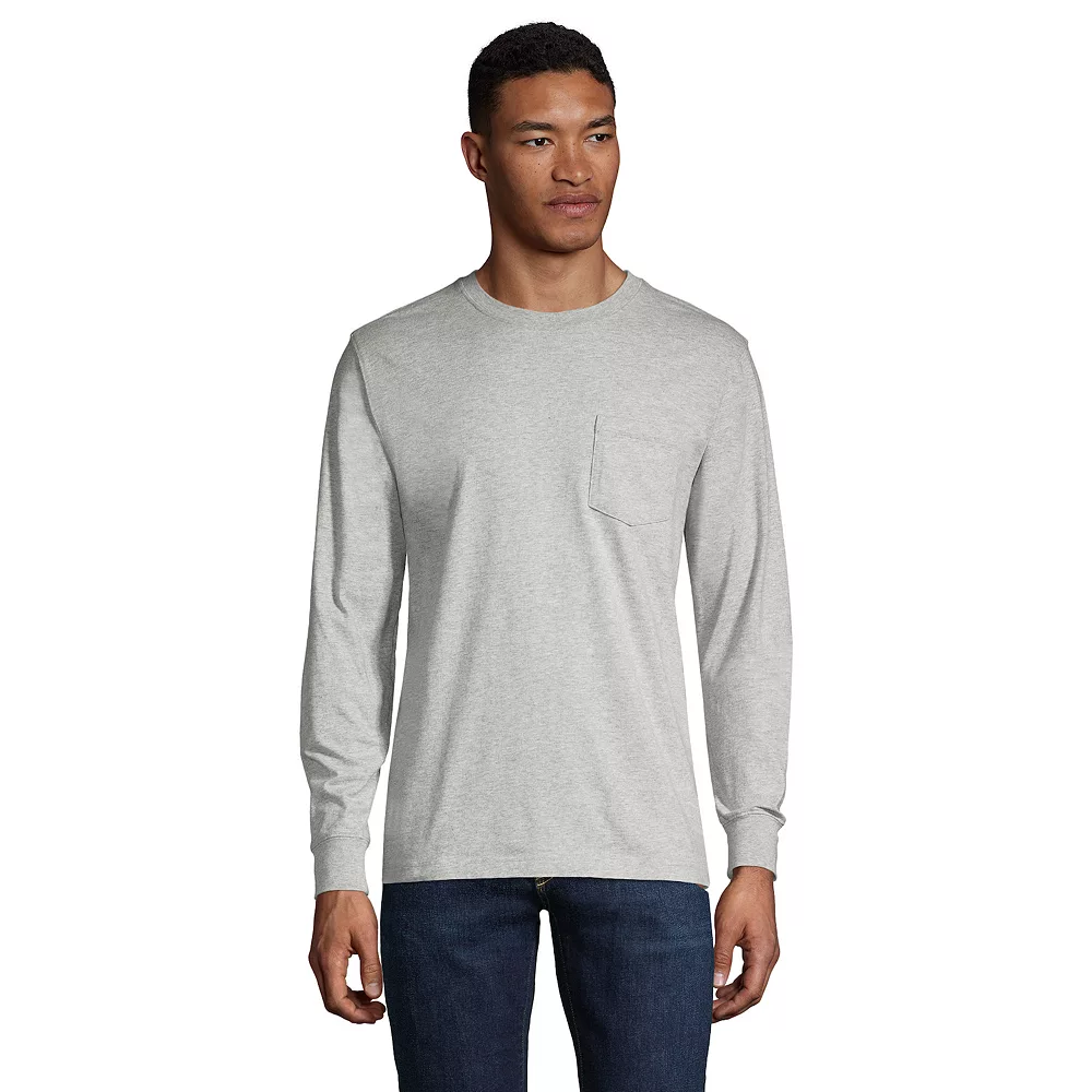 Big & Tall Lands' End Super-T Pocket Tee - Image 2