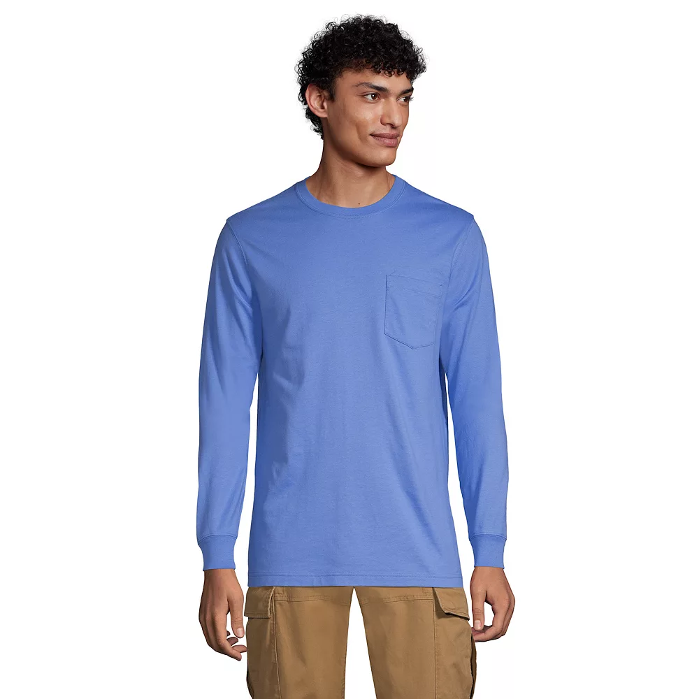 Big & Tall Lands' End Super-T Pocket Tee - Image 8