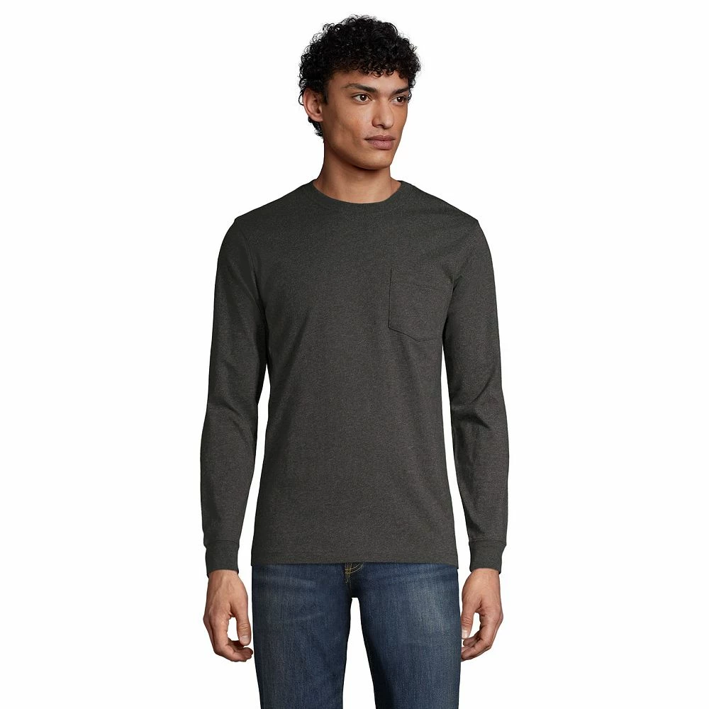 Big & Tall Lands' End Super-T Pocket Tee - Image 6