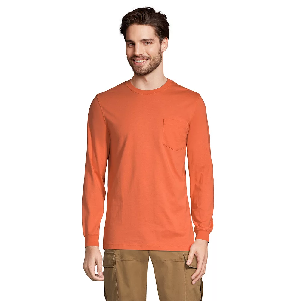 Big & Tall Lands' End Super-T Pocket Tee - Image 10