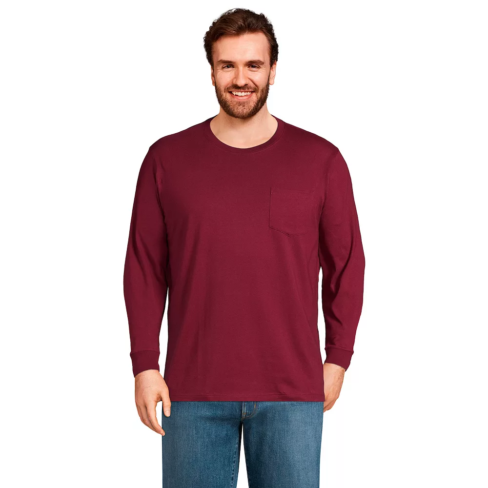 Big & Tall Lands' End Super-T Pocket Tee - Image 2
