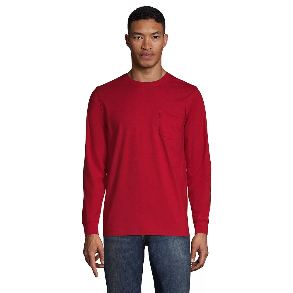 Big & Tall Lands' End Super-T Pocket Tee - Image 5
