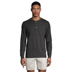 Big & Tall Lands' End Super-T Classic-Fit Henley