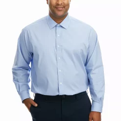 Big & Tall Haggar Premium Comfort Spread-Collar Dress Shirt
