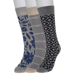 Men's Sonoma Goods For Life® 3-pack Patterned Dress Socks