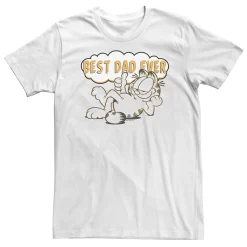 Big & Tall Garfield Father's Day "Best Dad Ever" Thought Bubble Tee