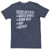 Big & Tall Father's Day Father's Day To Do List Tee