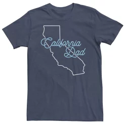Big & Tall "California Dad" Outline Tee