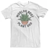 Big & Tall Father's Day "Worlds Best Plant Dad" Tee
