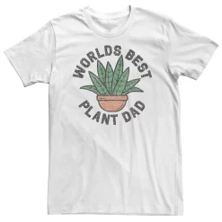 Big & Tall Father's Day "Worlds Best Plant Dad" Tee