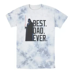 Men's Star Wars Darth Vader Best Dad Ever Tonal Tee