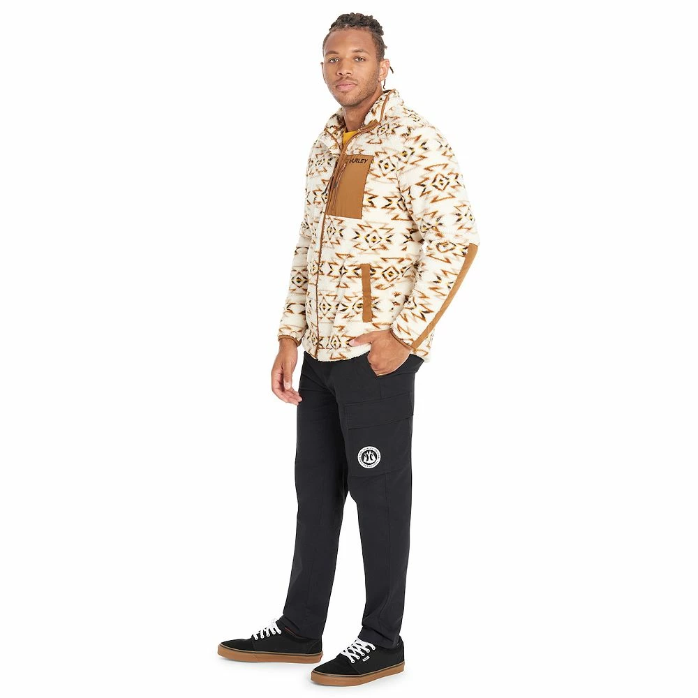 Men's Hurley Printed Sherpa Jacket - Image 4