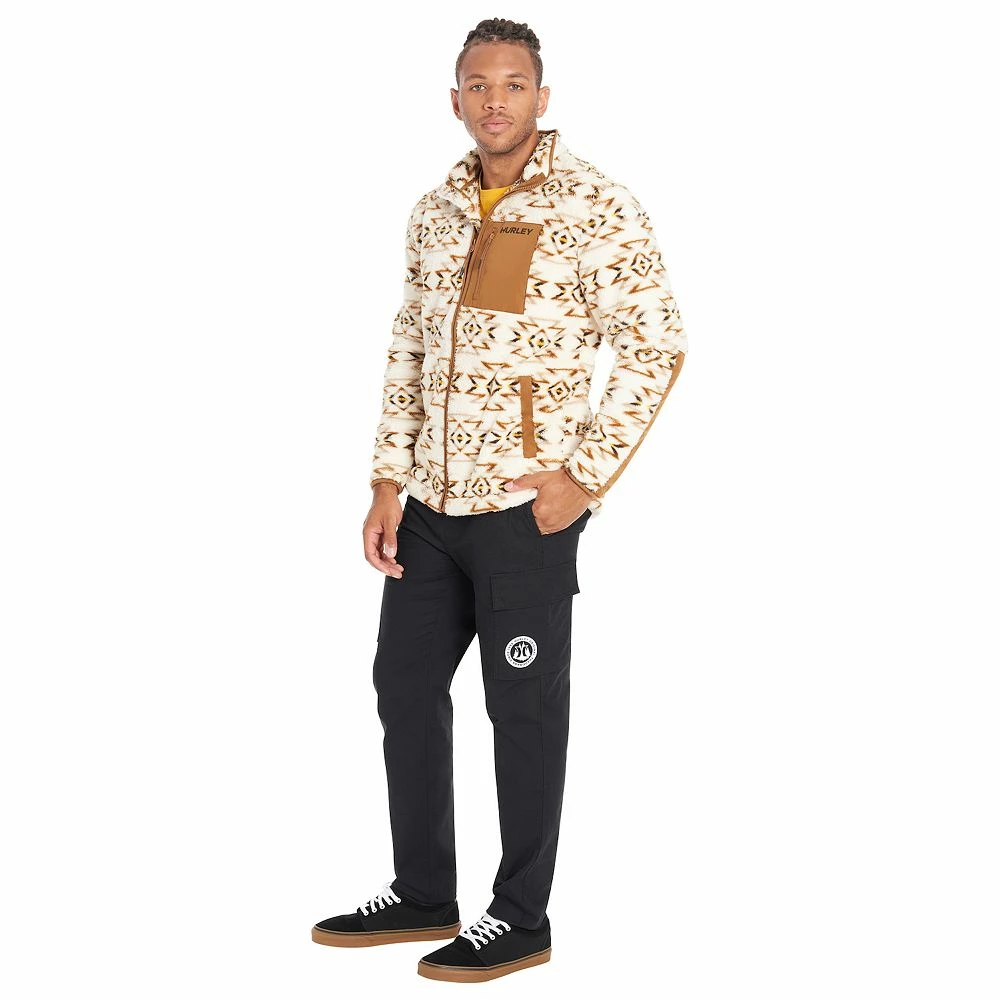 Men's Hurley Printed Sherpa Jacket - Image 5