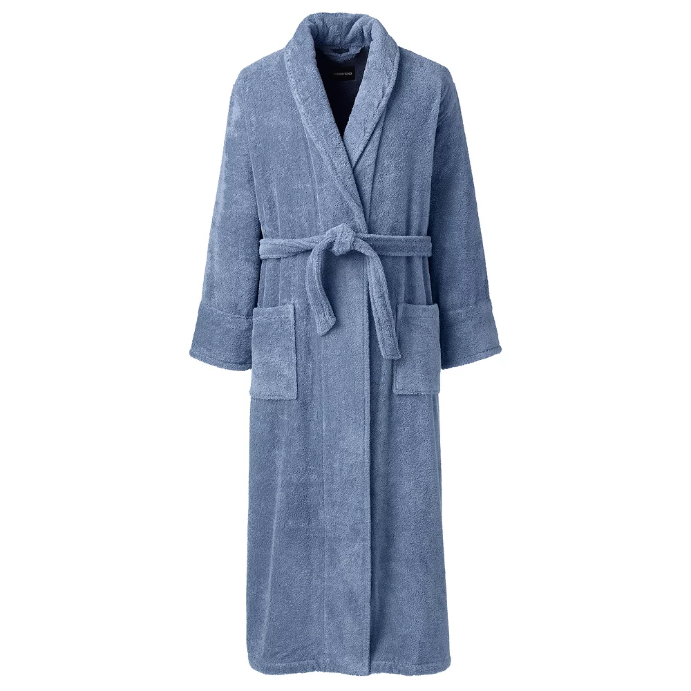 Men's Lands' End Full-Length Turkish Terry Robe - Image 3