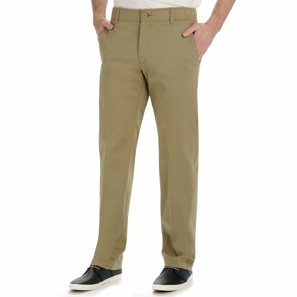 Big & Tall Lee® Performance Series Extreme Comfort Khaki Straight-Fit Pants - Image 2