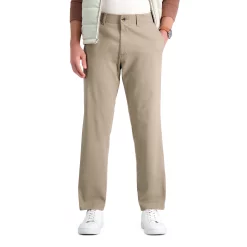 Men's Haggar® Life Khaki™ Comfort-Chino Flat-Front Pants